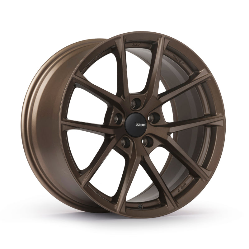 Enkei Helix 18x8in / 5x112 BP / 45mm Offset / 72.6mm Bore - Matte Bronze Wheel