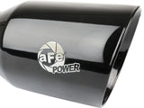 aFe MACH Force-Xp Universal Exhaust Tip 3 IN Inlet x 4-1/2 IN Outlet x 9 IN L- Black Tip