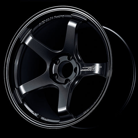 Advan GT Beyond 18X8.0 +42 5x112 Racing Titanium Black Wheel