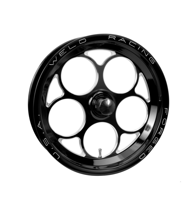 Weld Magnum Frontrunner 17x3.5 / Strange Spindle / 0 BS - Gloss Black Milled - Non-BL Wheel