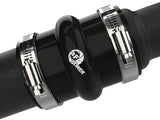 aFe BladeRunner 2in to 2-1/2in Aluminum Hot Charge Pipe Black Ford F-150 24-26 V6-2.7L (tt)