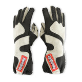 RaceQuip SFI-5 Gray/Black 2XL Outseam w/ Closure Glove