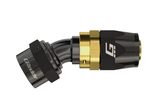GReddy AN16 45 DEGREE HOSE END SWIVEL BLACK/GOLD ANODIZED