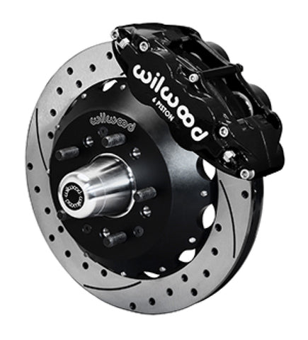 Wilwood 65-68 Chevrolet Impala W/ Drum Spindle FNSL6R - 12.88 inch Venter GT Rotor Drilled