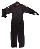 RaceQuip Black Trim SFI-1 JR. Suit - Kids XXS