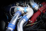 GReddy 100mm x 100mm Silicone Straight Hose - Blue