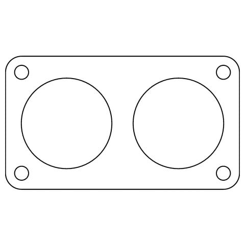 Cometic Ford 5.0/5.8/7.0/7.5L .020in Fiber Truck Throttle Body Gasket - 1985-1997