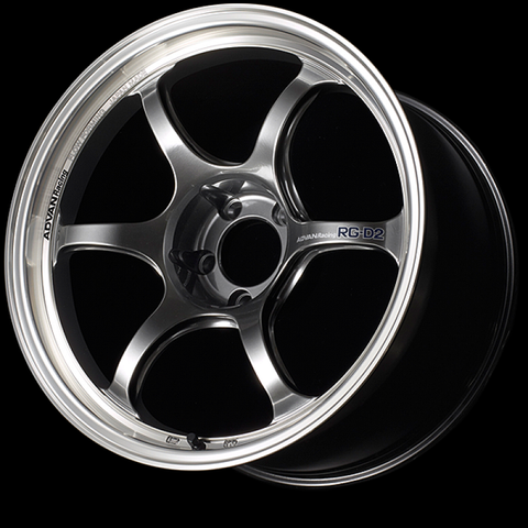 Advan RG-D2 18x8.0 / +48 Offset / 5x112 / 66.5mm Bore / Machining and Racing Hyper Black