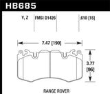 Hawk 10-11 Range Rover/Range Rover Sport Supercharged LTS Front Brake Pads