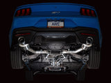 AWE 2024 Ford Mustang GT Fastback S650 RWD Touring Catback Exhaust w/ Dual Chrome Silver Tips