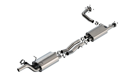 Borla 25-26 RAM 1500 RHO 3.0L V6 3in S-Type Exhaust Mid-Section - 145.1in WB