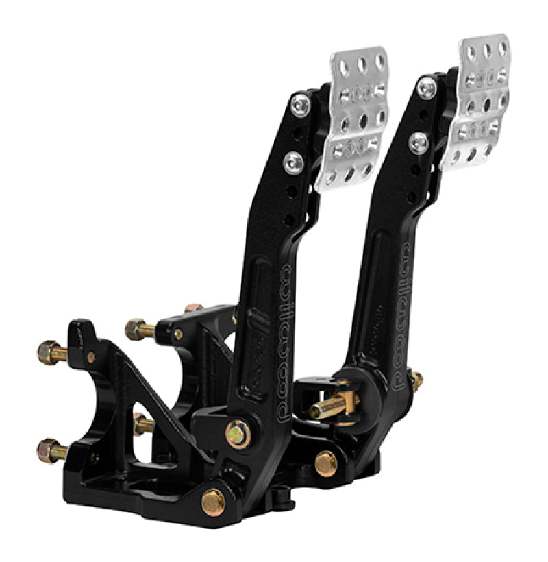 Wilwood Adjustable Balance Bar Brake w/ Clutch Combo - Floor Mount - 4.75-5.75:1