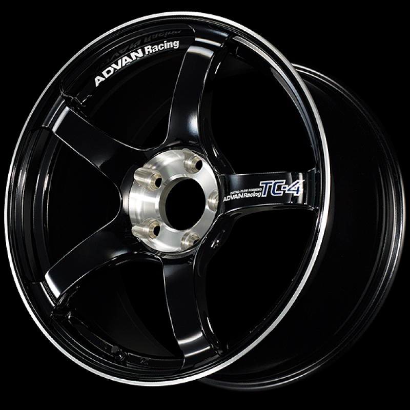 Advan TC-4 SE 18x9.5 / +45 Offset / 5x100 / 63mm Bore / Racing Gloss Black and Diamond Cut