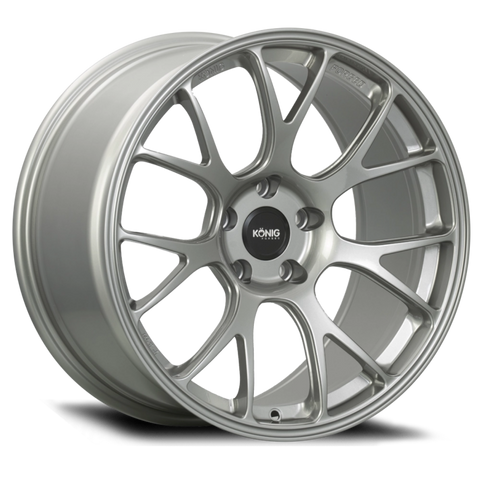 Konig Forged F1M 19X12 5X130 ET65 Ash Silver Knurled Bead