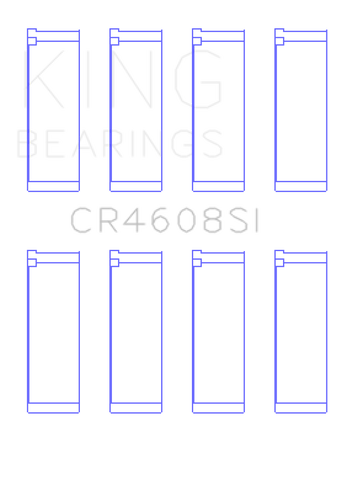 King Engine Bearings Toyota 2ZZ-GE (Size .025) Connecting Rod Bearing Set (Set of 4)