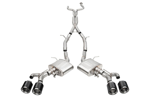 Corsa 22-25 Cadillac CT4 V Blackwing 3in Dual Mode Active Cat-Back 4.5in CF Polished Dual Rear Tip