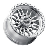 Weld Off-Road Swift 17x9in - 5x114.3 / 5x127 BP - ET-12 78.1mm CB Gloss Silver Machined Wheel & Ring