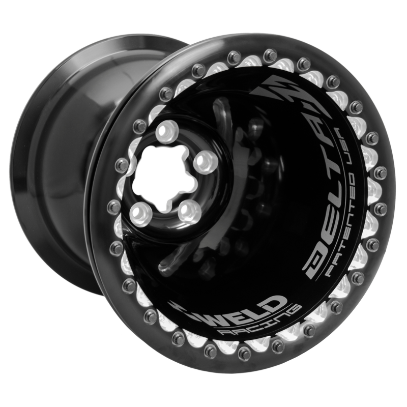 Weld Delta-1 TF 16x16 / 5x5.5 / 4 BS / 3.5 HB - Black - Polished DBL Wheel