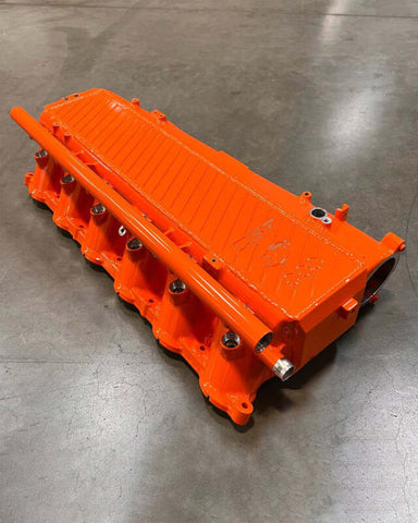 CSF BMW Gen 1 B58 Charge-Air-Cooler Manifold - Fire Orange