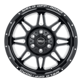 Weld Cheyenne 22x12 / 6x135 / 4.75 BS / 106.1 HB - Gloss Black Milled - Non-BL Wheel