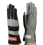 RaceQuip Black 1-Layer SFI-1 Glove - Medium