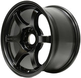 Gram Lights 57DR 15x8.0 +28 4x100 Semi Gloss Black Wheel