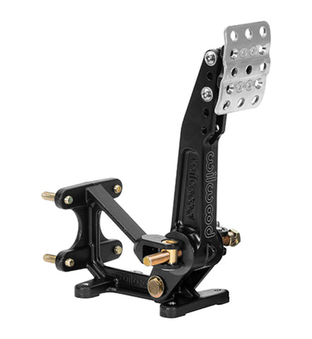 Wilwood Adjustable Balance Bar Single Brake Pedal - Floor Mount - 5.25-6:1