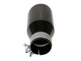 aFe MACH Force-Xp Universal Exhaust Tip 3 IN Inlet x 4-1/2 IN Outlet x 9 IN L- Black Tip