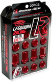 Project Kics 12X1.25 Blue Leggdura Racing Lug Nuts - 16 PCS