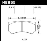 Hawk Alcon HPS 5.0 Street Brake Pads