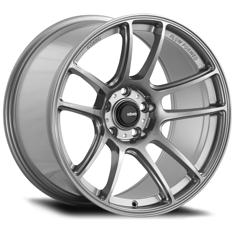 Konig Heliogram 19X10.5 5X114.3 ET25 Titanium Metallic Knurled Bead Flow Formed