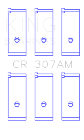 King Engine Bearings Suzuki G-10 (Size +0.75mm) Connecting Rod Bearing Set