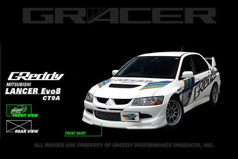 GReddy 03-05 Mitsubishi Evolution VIII Urethane Front Lip Spoiler  **Must Ask/Call to Order**