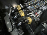 GReddy AN06 STRAIGHT HOSE END SWIVEL BLACK/GOLD ANODIZED