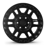 Enkei Trail-Tracker 18x9 / 6x139.7 BP / ET20 / 106.1mm Bore - Matte Black Wheel