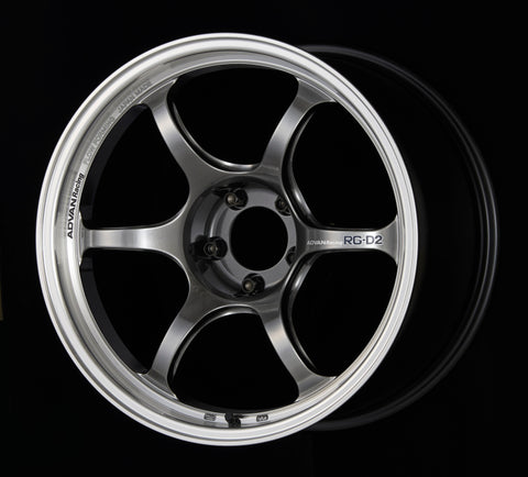 Advan RG-D2 18x9.5 +29 5-114.3 Machining & Racing Hyper Black Wheel