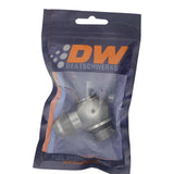 DeatschWerks 10AN ORB Male to 10AN Male Flare Low Profile 90-Degree Swivel - Anodized DW Titanium