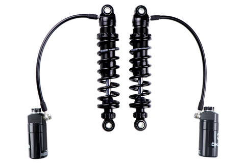 Ohlins 14-26 Harley FL Touring STX 36 Twin Blackline 12in Blk Reservoir Shocks - Standard Springs