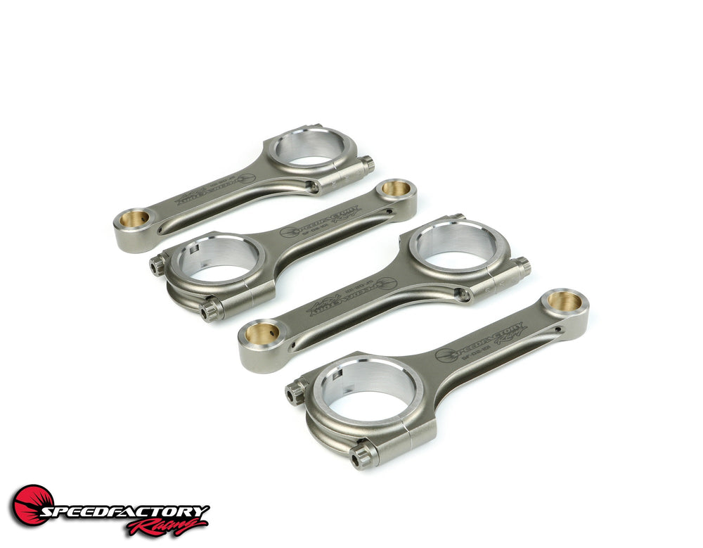 SpeedFactory Racing JDM D15B SOHC VTEC Vitara Spec No-Notch Forged Steel H-Beam Connecting Rods