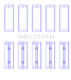 King Engine Bearings Honda B18A1 (Size +0.25mm) Main Bearing Set