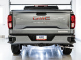 AWE Tuning 4th Gen GM 1500 5.3L 0FG Catback Dual Side Exit (Flat Bumper) - Chrome Tips