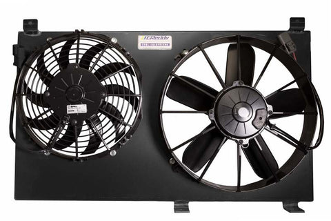 GReddy 00-09 Honda S2000 Dual Fan Shroud w/ Dual SPAL Fans - Black