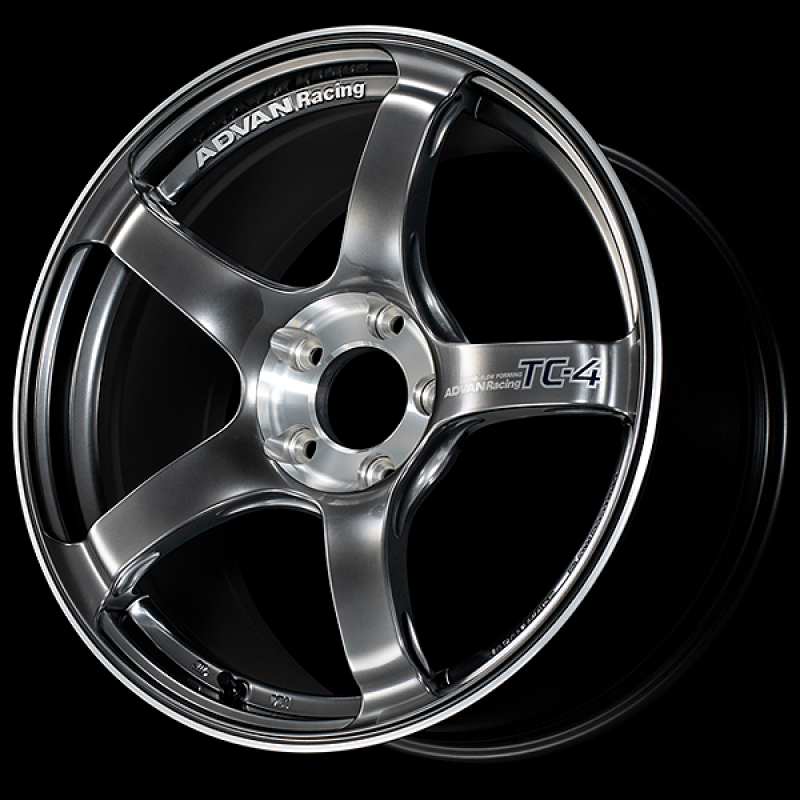 Advan TC-4 SE 17x8.0 / +38 Offset / 5x114.3 / 73mm Bore / Racing Hyper Black and Diamond Cut