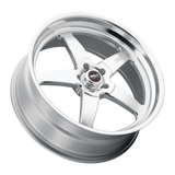 Weld Ventura Street 22x10.5 / 5x120.65 / 6.25 BS / 78.1 HB - Gloss Machined - Non-BL Wheel