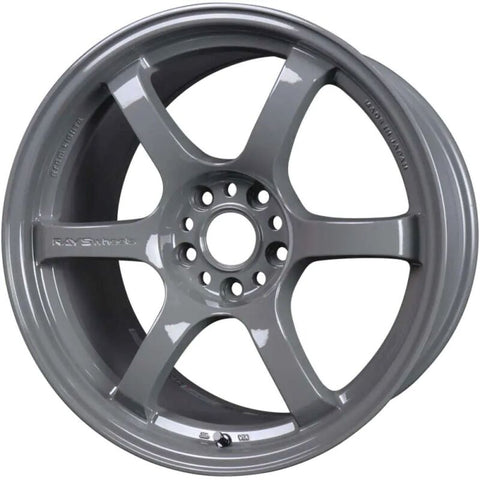 Gram Lights 57DR 18x9.5 +22 5x114.3 Glossy Gray Wheel