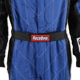 RaceQuip Blue Chevron-5 Suit SFI-5 - Medium