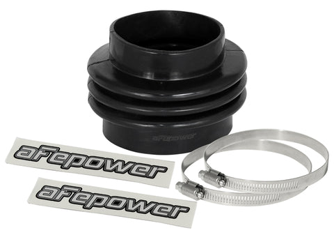aFe Magnum FORCE Intake Coupling Kit (3-1/2 IN ID to 4 IN ID x3-1/2 IN L) Straight Bellow- Black