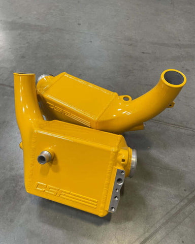 CSF 2014+ BMW X5M (F95) / X6M (F96) / XM (G09) Charge-Air-Cooler - Mustard Yellow