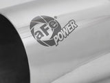 aFe MACH Force-Xp Universal Exhaust Tip 3-1/2 IN Inlet x 4 IN Outlet x 7 IN Polished Right Side Exit