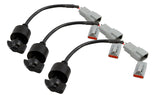 Triple Switch Panel Kit - includes Yellow & Red knobs